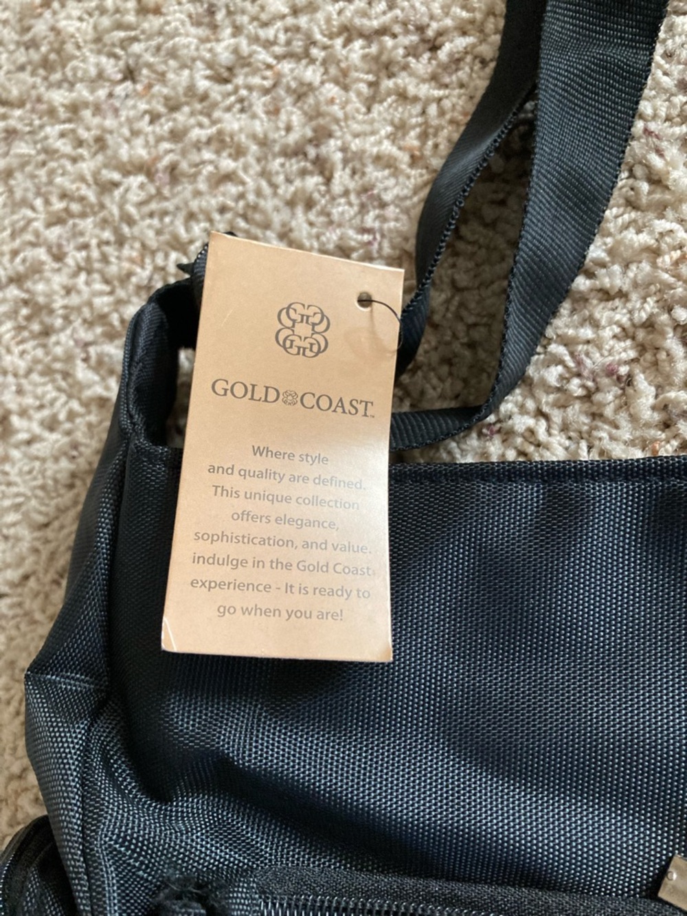Black Crossbody Shoulder Bag - Lightweight Everyday Carry - Picture 8 of 8